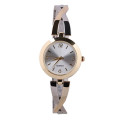 Montre en argent montre montre couleur or, montres cadeau promotionnel